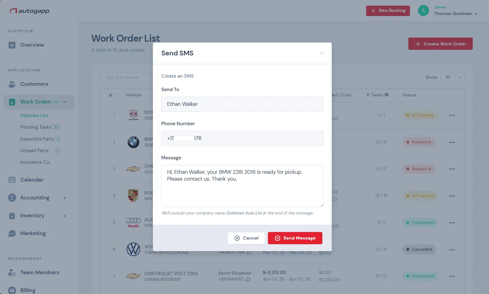 Mechanic Shop Software for Technicians and Service Managers